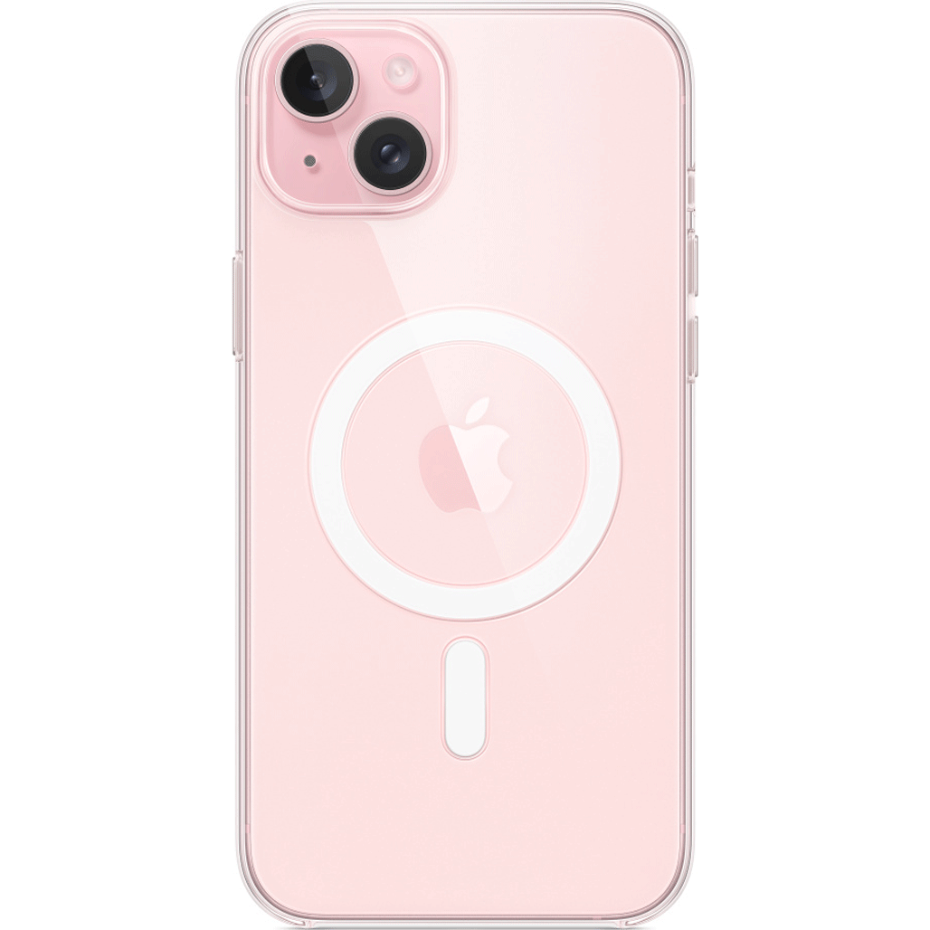 Чохол Apple Clear Case with MagSafe для iPhone 15 Plus Transparent AAA