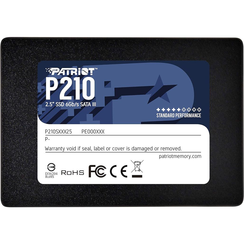 

SSD накопитель Patriot P210 1TB (P210S1TB25)