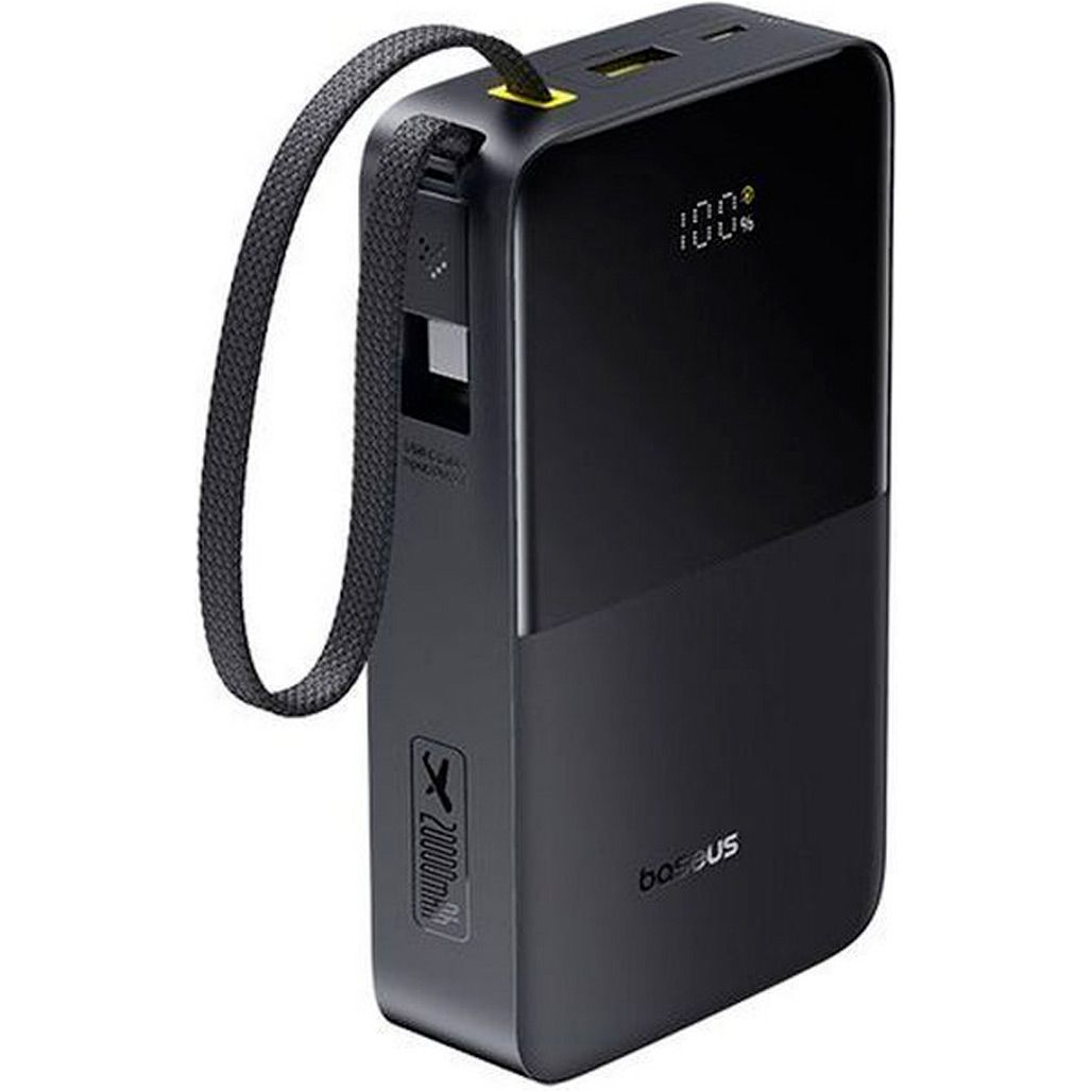 

Зовнішній акумулятор Baseus EnerFill FC51 Bipow2 Pro 20000mAh 22.5W Black (E0027701)