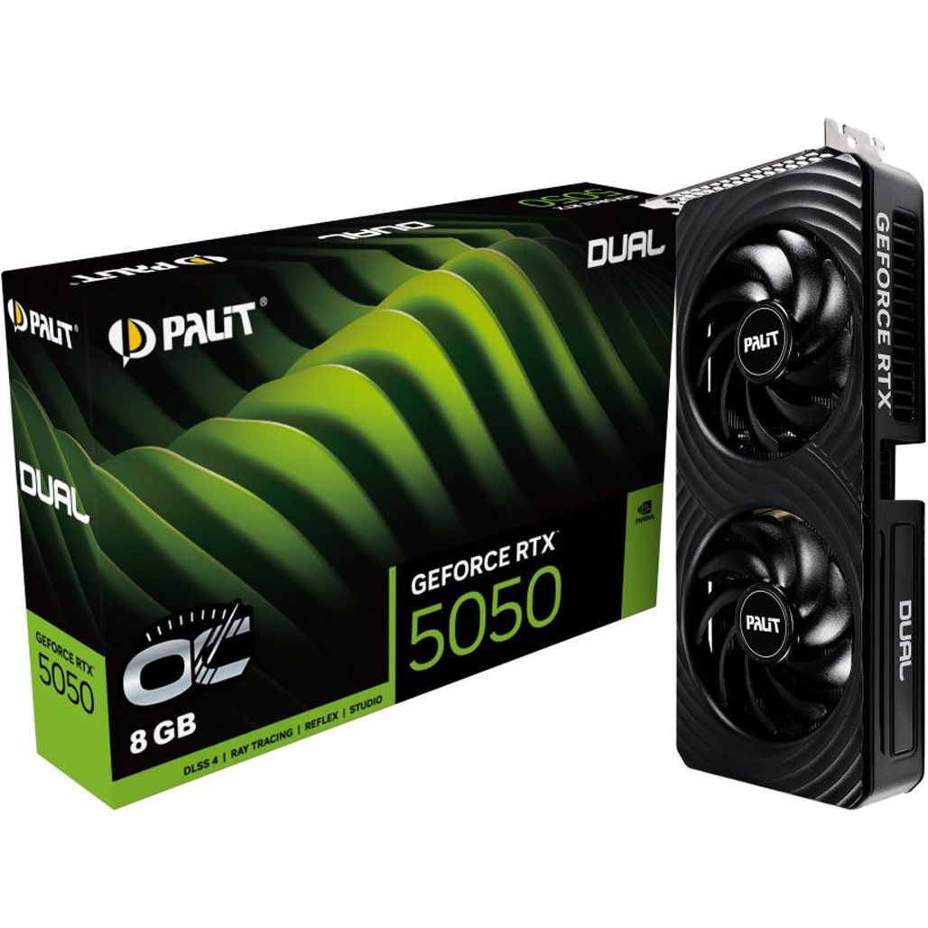 

Відеокарта Palit GeForce RTX 5050 Dual OC (NE65050S19P1-GB2070D) UA