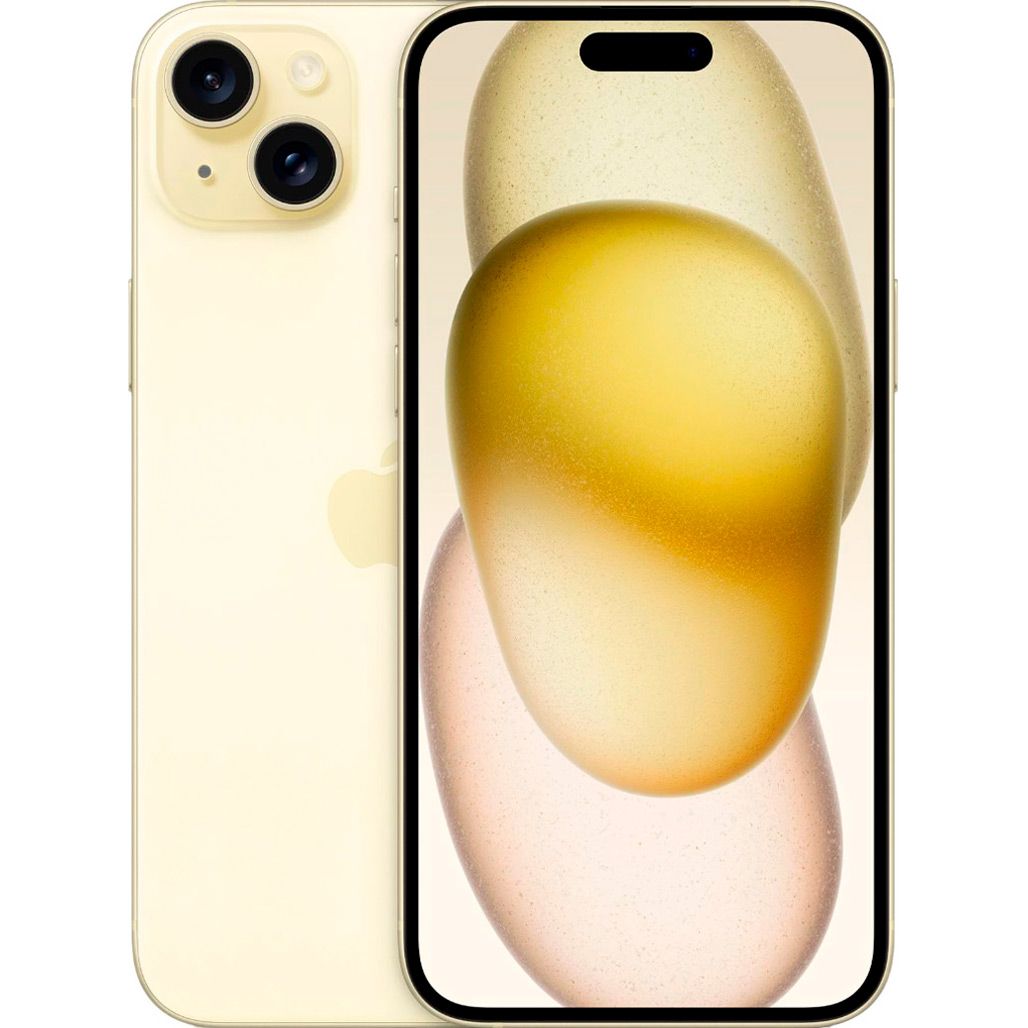 

Смартфон Apple iPhone 15 Plus 256GB eSIM Yellow (MU003)