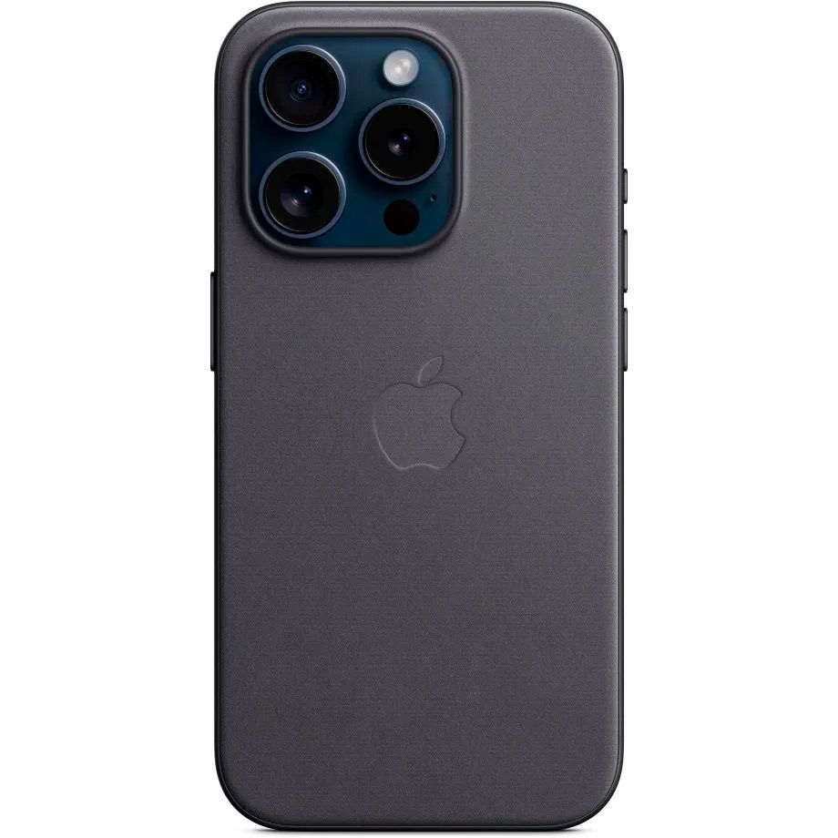 Чохол Apple FineWoven Case with MagSafe для iPhone 15 Pro Black AAA