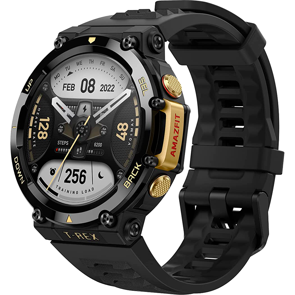 

Смарт-годинник Xiaomi Amazfit T-Rex 2 (Astro Black & Gold)