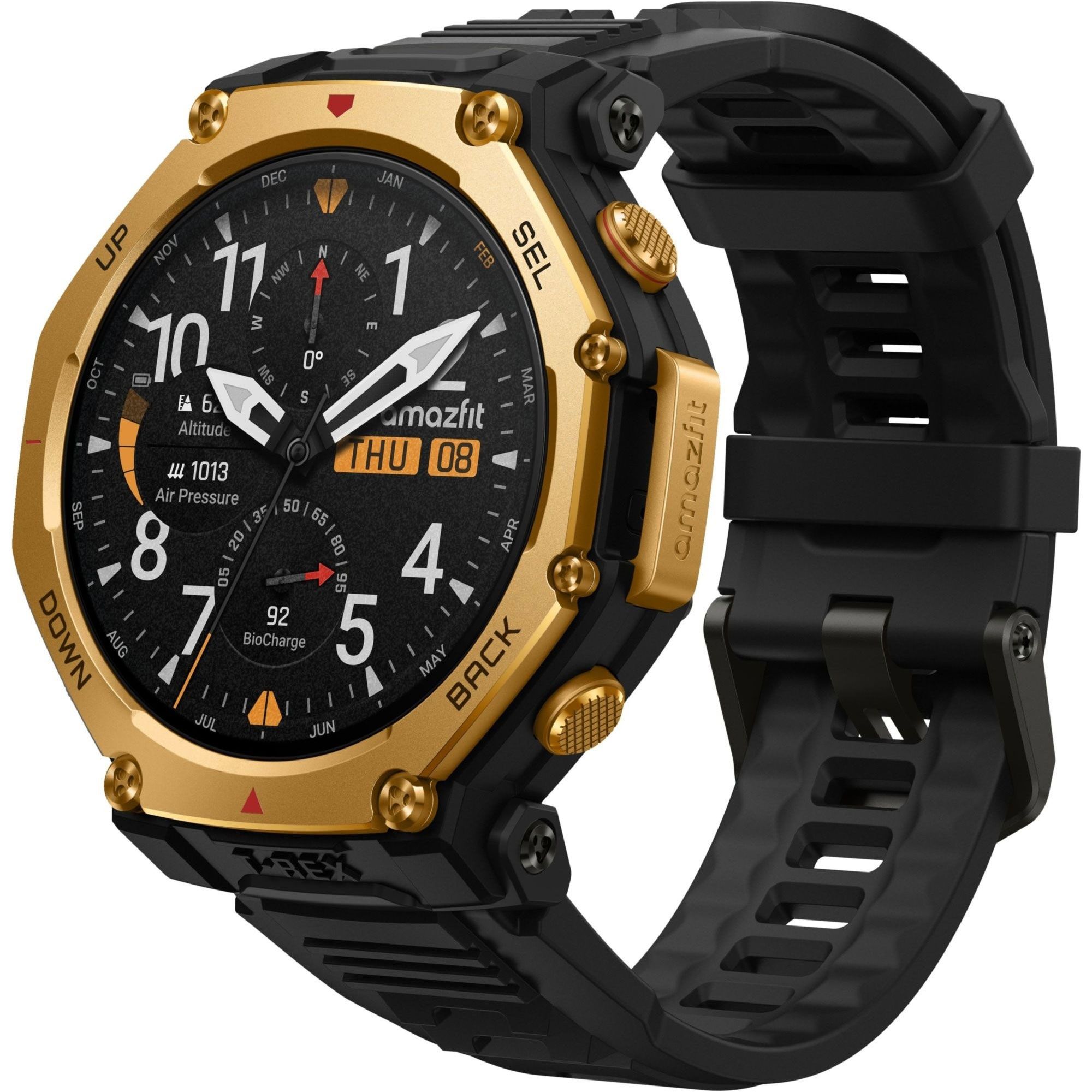 

Смарт-годинник Amazfit T-Rex 3 Pro 48mm Black Gold (W2444OV5N)