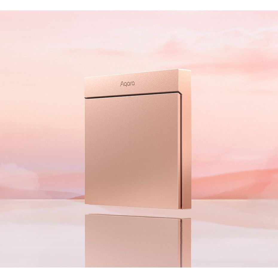 Розумний вимикач Aqara H1M MARS-Tech Pink (ZNQBKG24LM)