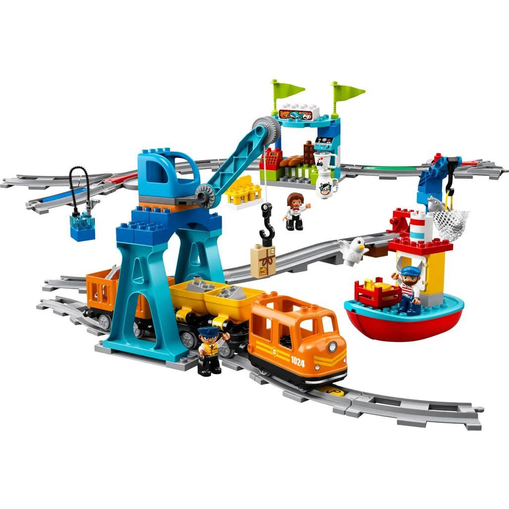 

Конструктор LEGO DUPLO Town Вантажний поїзд (10875)