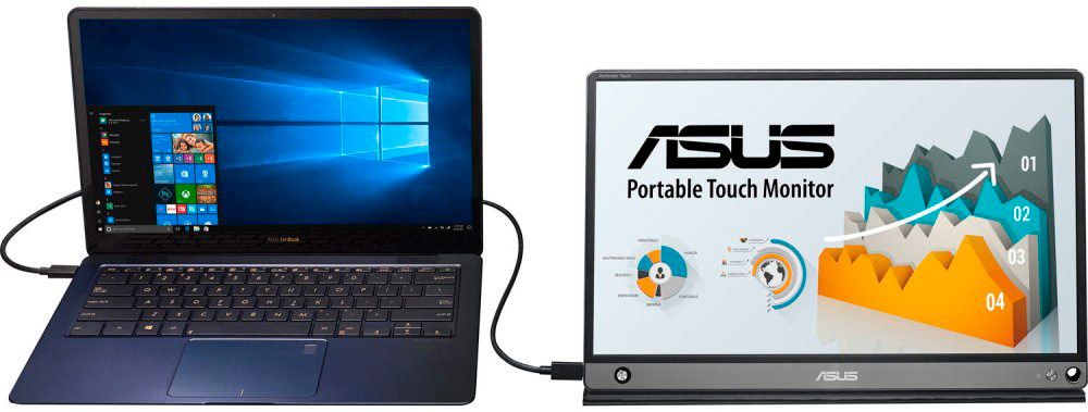 Портативний монітор Asus MB16AMT (90LM04S0-B01170)