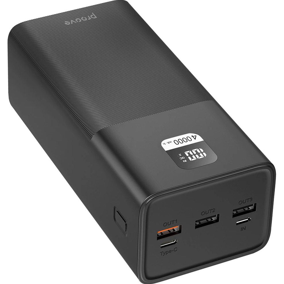 Зовнішній акумулятор Proove Giant 40000mAh 100W Black (PBGI99320001)