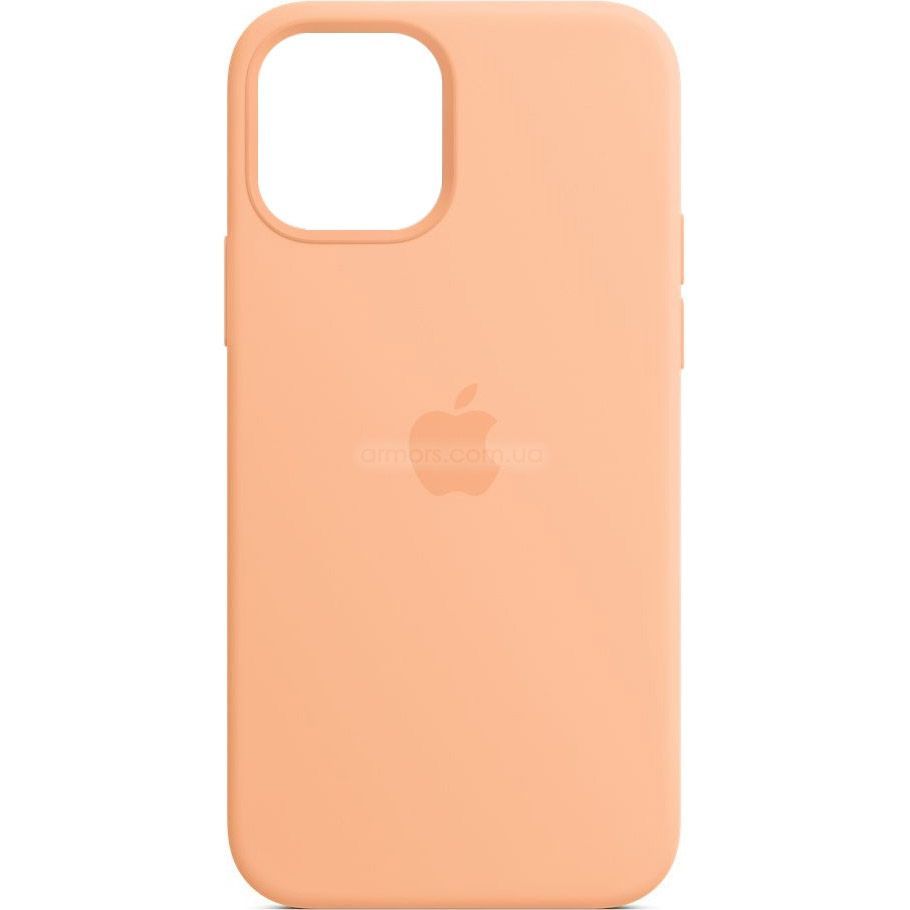 Чохол Silicone Case with MagSafe для iPhone 12 Pro Max (Cantaloupe) AAA