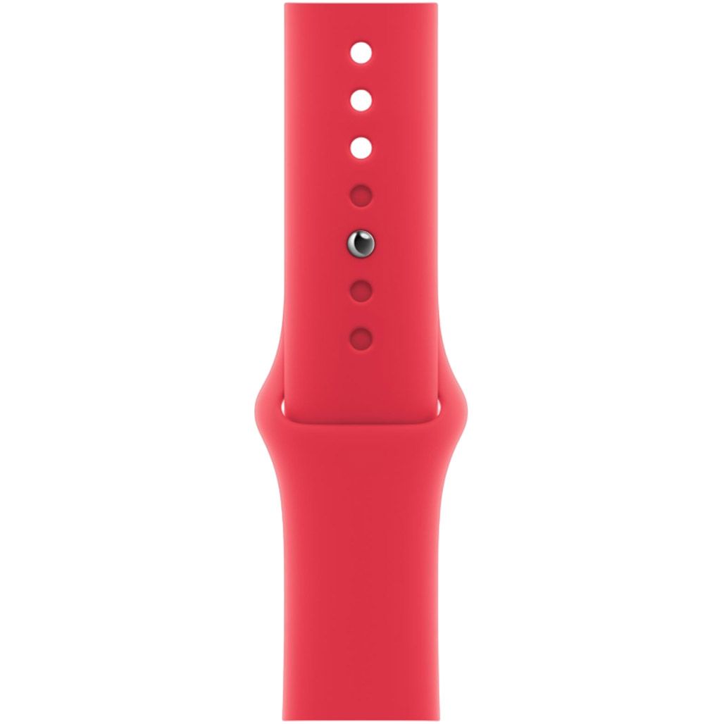 Смарт-годинник Apple Watch Series 9 GPS 41mm Red Aluminum Case with (PRODUCT) Red Sport Band M/L (MRXH3)