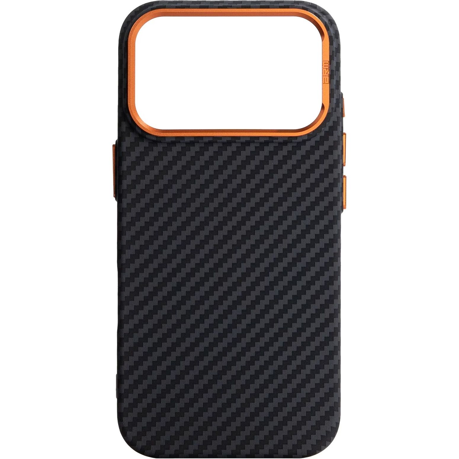 

Чехол ArmorStandart LikeCarbon2 SE MagCase для Apple iPhone 17 Pro Max Black Orange (ARM89162)
