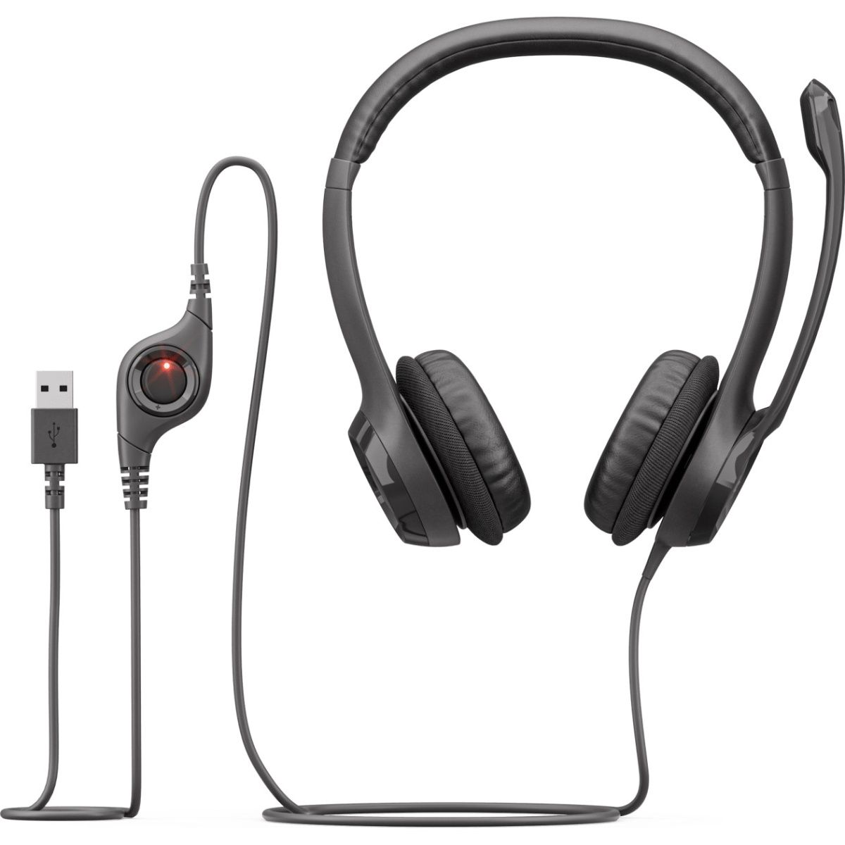 Комп`ютерна гарнітура Logitech H390 Black (981-000406)