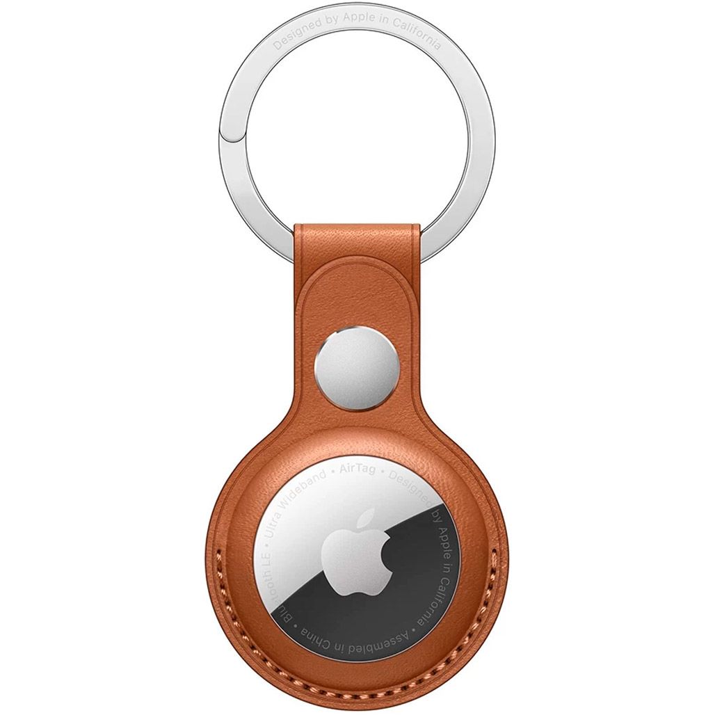 

Чехол для поисковой метки Apple AirTag Leather Key Ring Umber HC