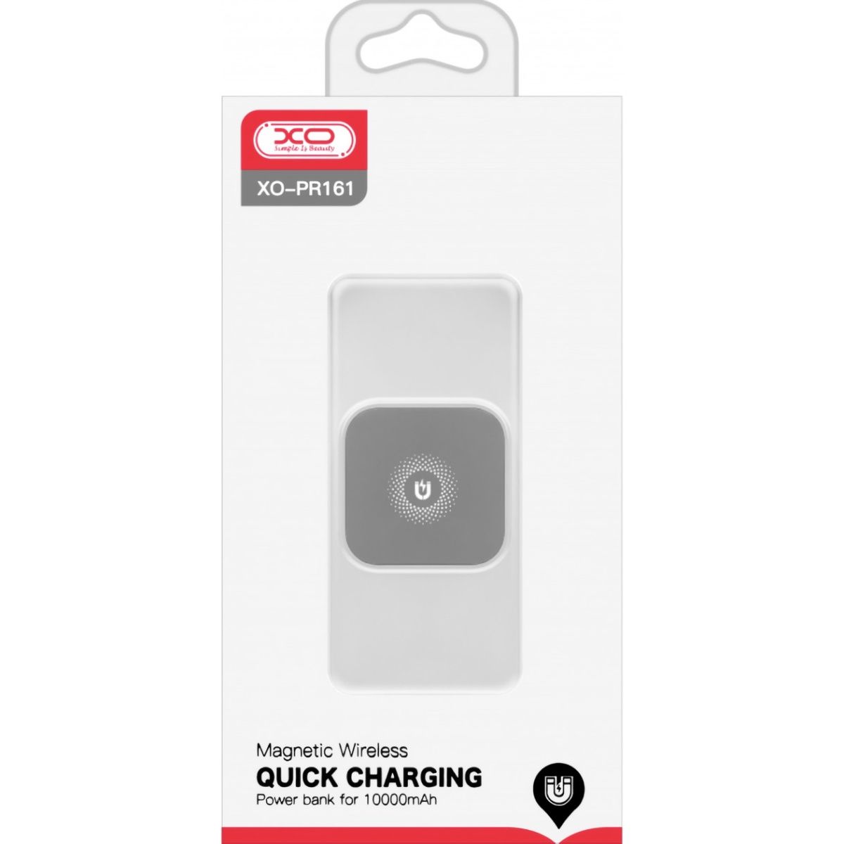 Зовнішній акумулятор XO Magnetic Wireless 10000mAh 22.5W White (XOPR161)