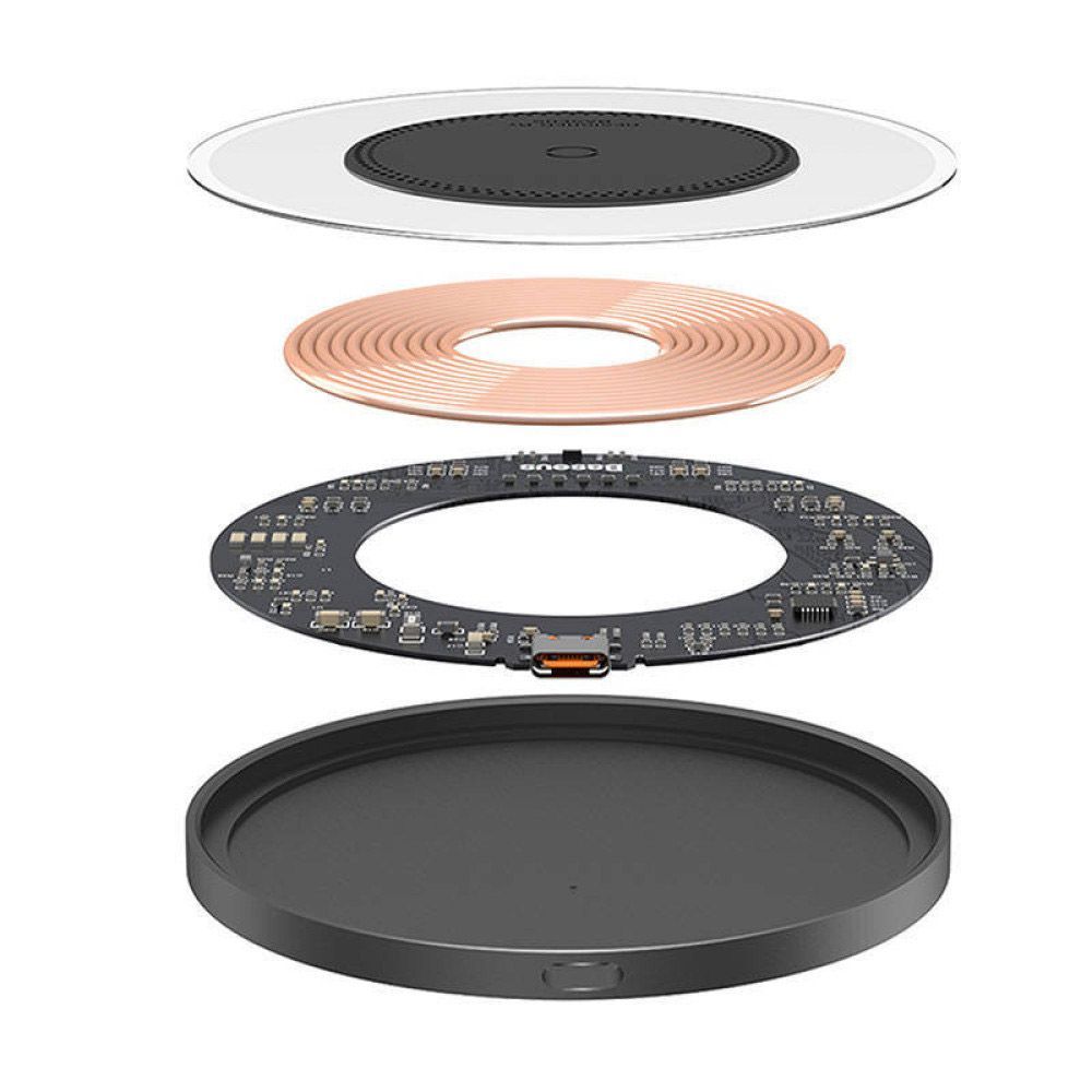 Бездротовий зарядний пристрій Baseus Simple 2 Black (CCJJ050001)