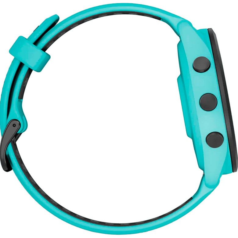 Смарт-годинник Garmin Forerunner 265 Black Bezel with Aqua Case and Aqua/Black Silicone Band (010-02810-02)