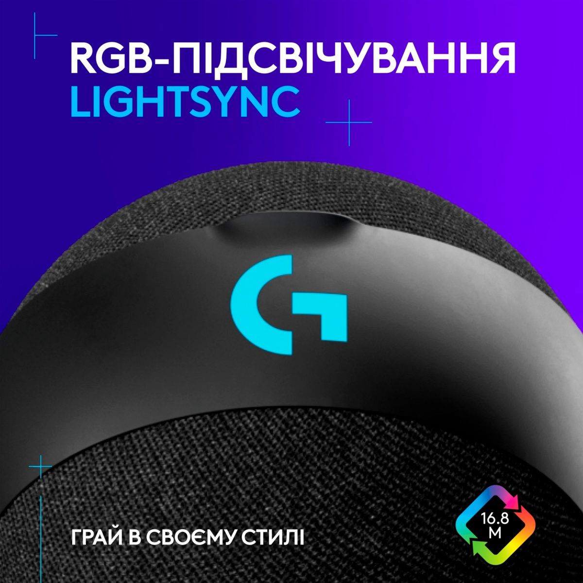 Мікрофон Logitech G Yeti Orb RGB Black (988-000551)