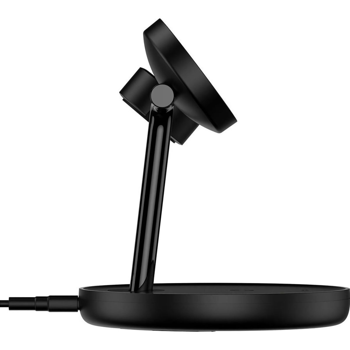 Бездротовий зарядний пристрій Baseus Swan 3in1 Wireless Magnetic Charging Bracket 20W Black (WXTE000101)