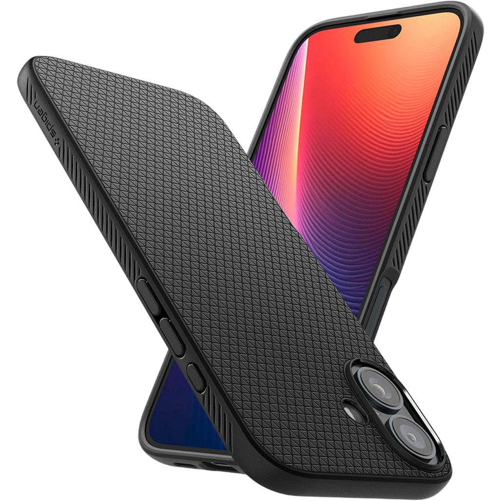 Чохол Spigen Liquid Air для Apple iPhone 16 Matte Black (ACS08194)