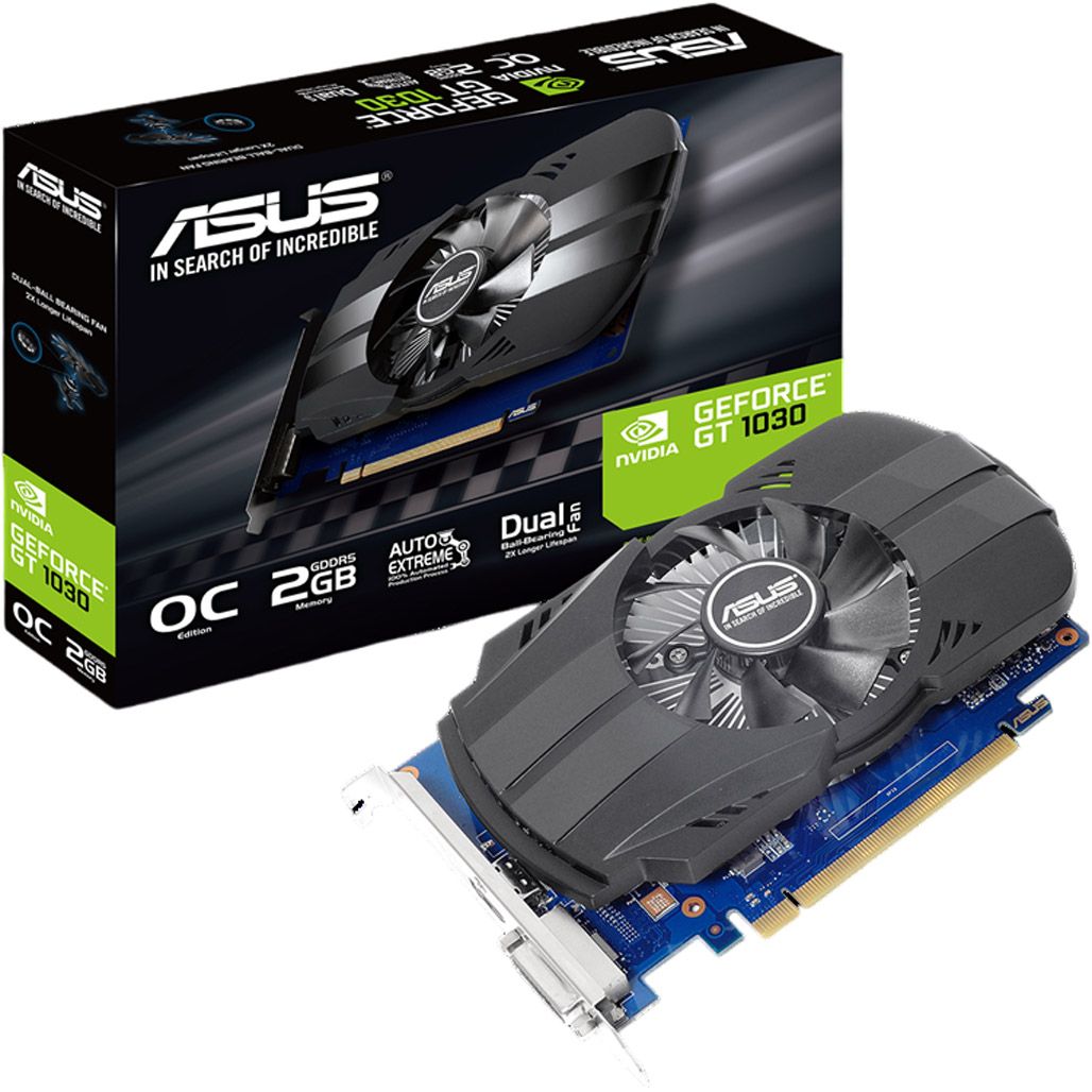 

Відеокарта Asus Phoenix GeForce GT 1030 2G OC (PH-GT1030-O2G)