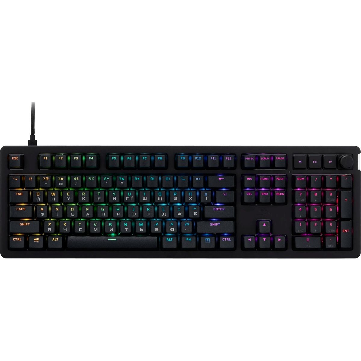 

Клавиатура HyperX Alloy Rise PBT HX Red UA Black (7G7A3AA)