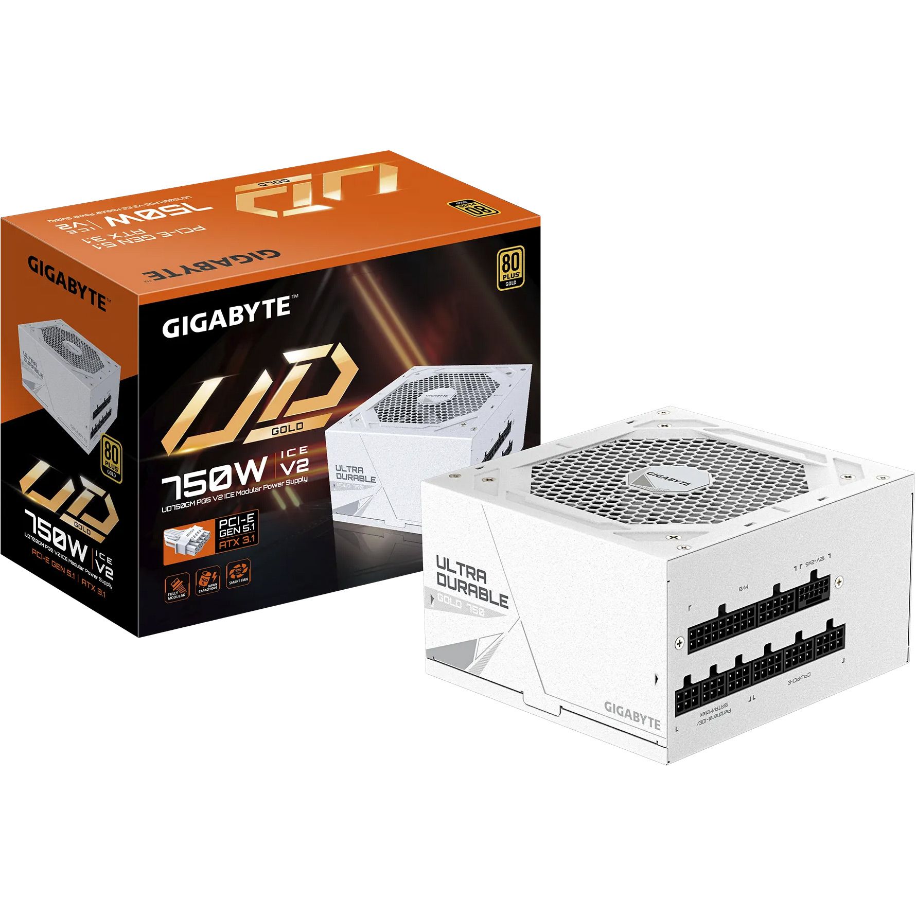 

Блок питания Gigabyte UD750GM PG5 V2 750W ICE (GP-UD750GM PG5 V2 ICE)