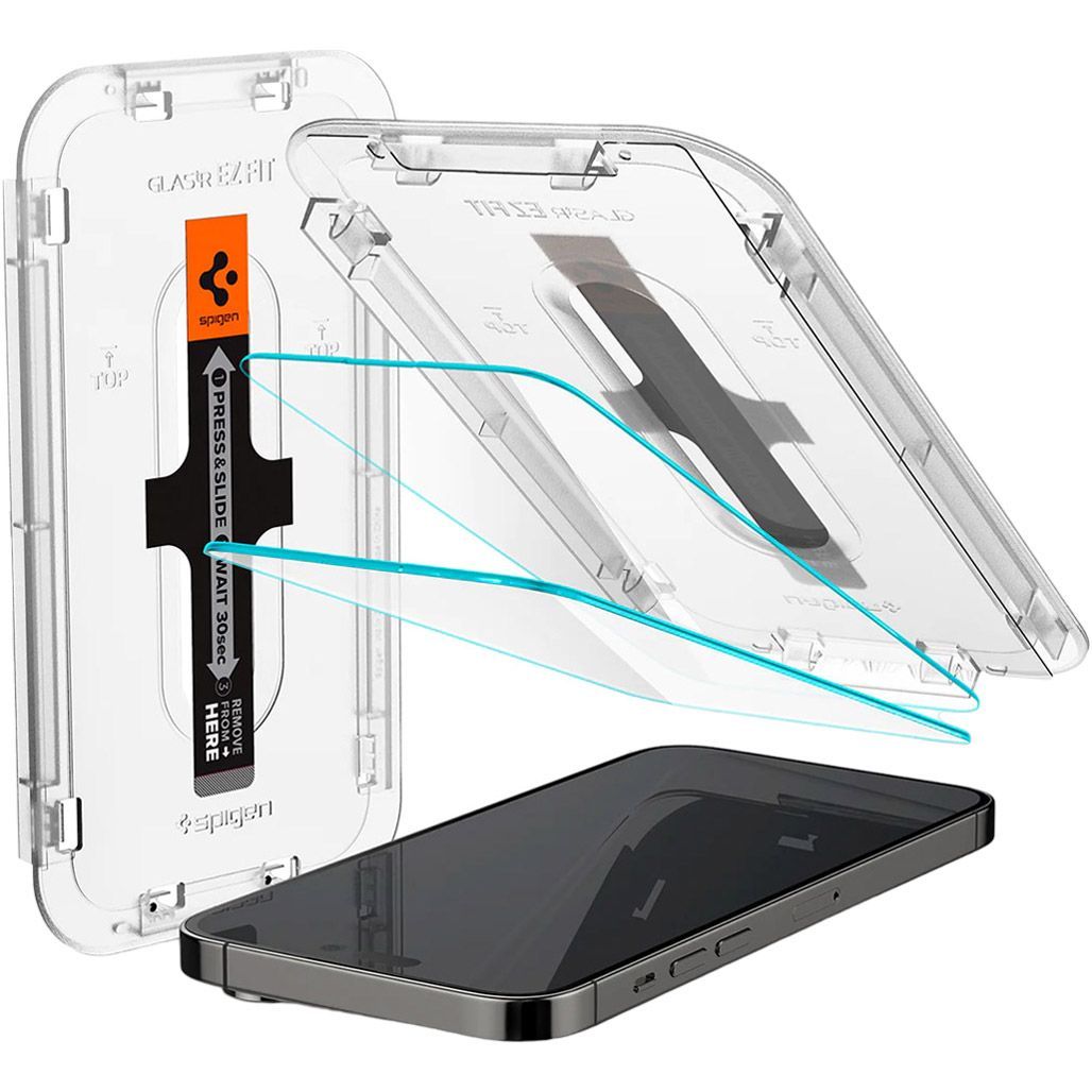 

Захисне скло Spigen Glas.tR EZ Fit для Apple iPhone 14 Pro (AGL05214) 2-Pack