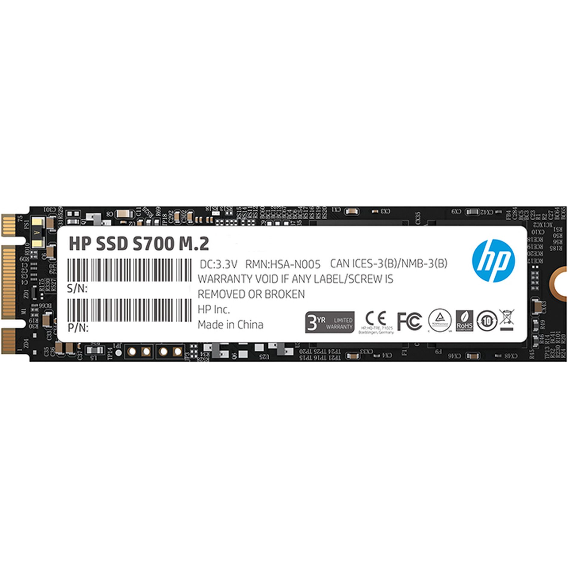 

SSD накопичувач HP S700 120GB (2LU78AA)