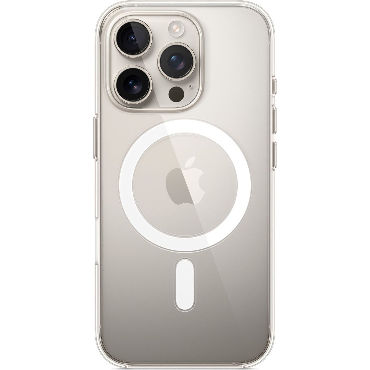 Чохол Clear Case with MagSafe для Apple iPhone 16 Pro Transparent AAA 