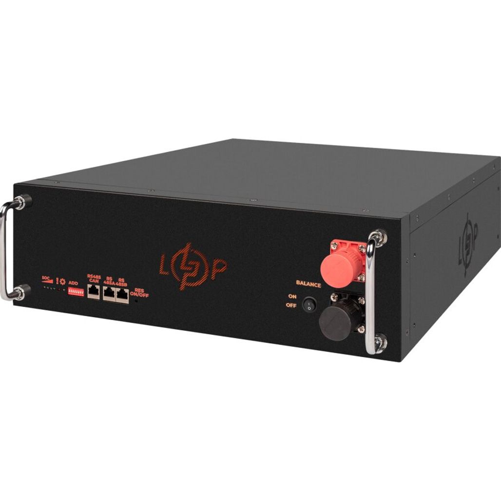 

Акумулятор LogicPower LiFePO4 51,2V (51,2V/100Ah/5120Wh) (38135)