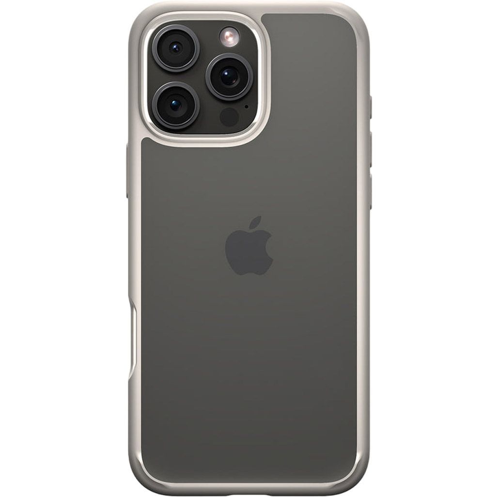 

Чохол Spigen Ultra Hybrid для Apple iPhone 16 Pro Natural Titanium (ACS08127)