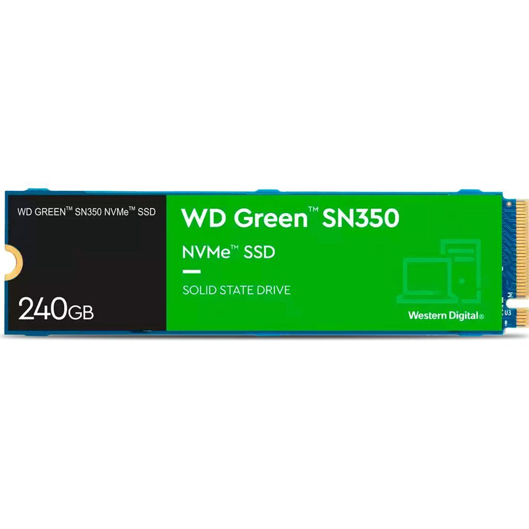 

SSD накопичувач WD Green SN350 240GB (WDS240G2G0C)