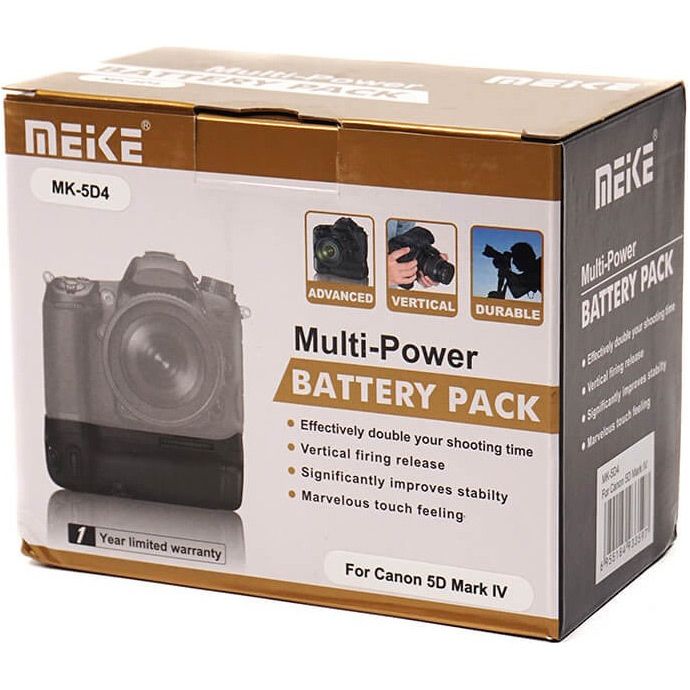 Батарейний блок Meike Canon MK-5D4 BG-E20