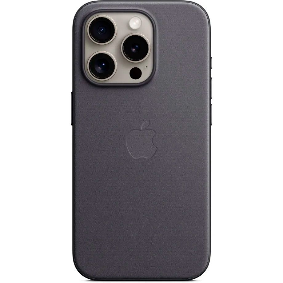 Чохол Apple FineWoven Case with MagSafe для iPhone 15 Pro Black AAA
