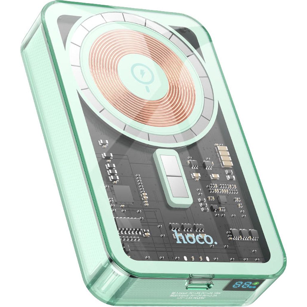 

Зовнішній акумулятор Hoco Q14A Ice Crystal MagSafe 10000mAh 20W Blue (612128)