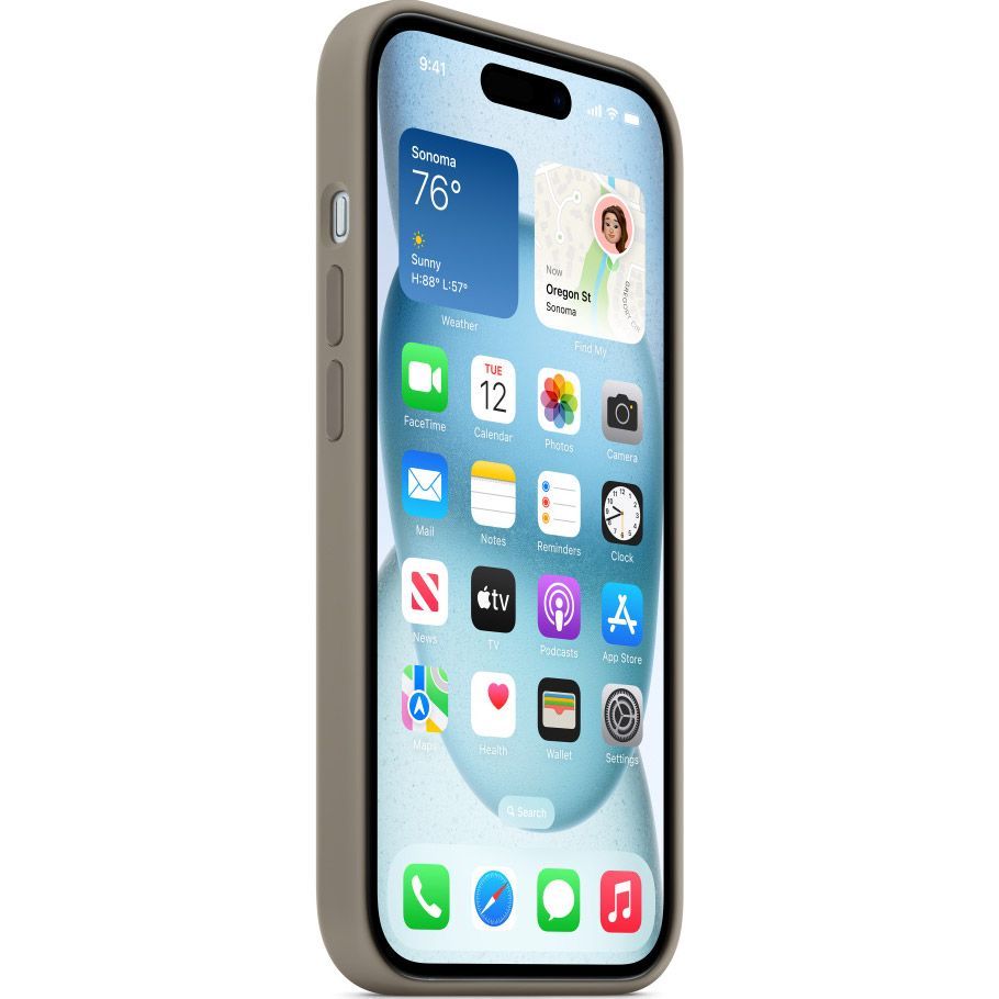 Чохол Apple Silicone Case with MagSafe для iPhone 15 Clay (MT0Q3ZM/A)