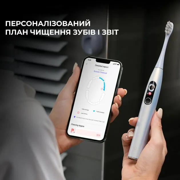 Электрическая зубная щетка Xiaomi Oclean X Pro Digital Smart Sonic Toothbrush Glamour Silver [81247] 