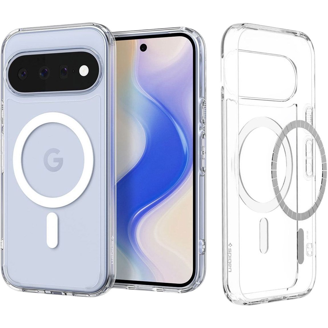Чохол Spigen Ultra Hybrid MagSafe для Google Pixel 11 Clear White (ACS11441) фото 3
