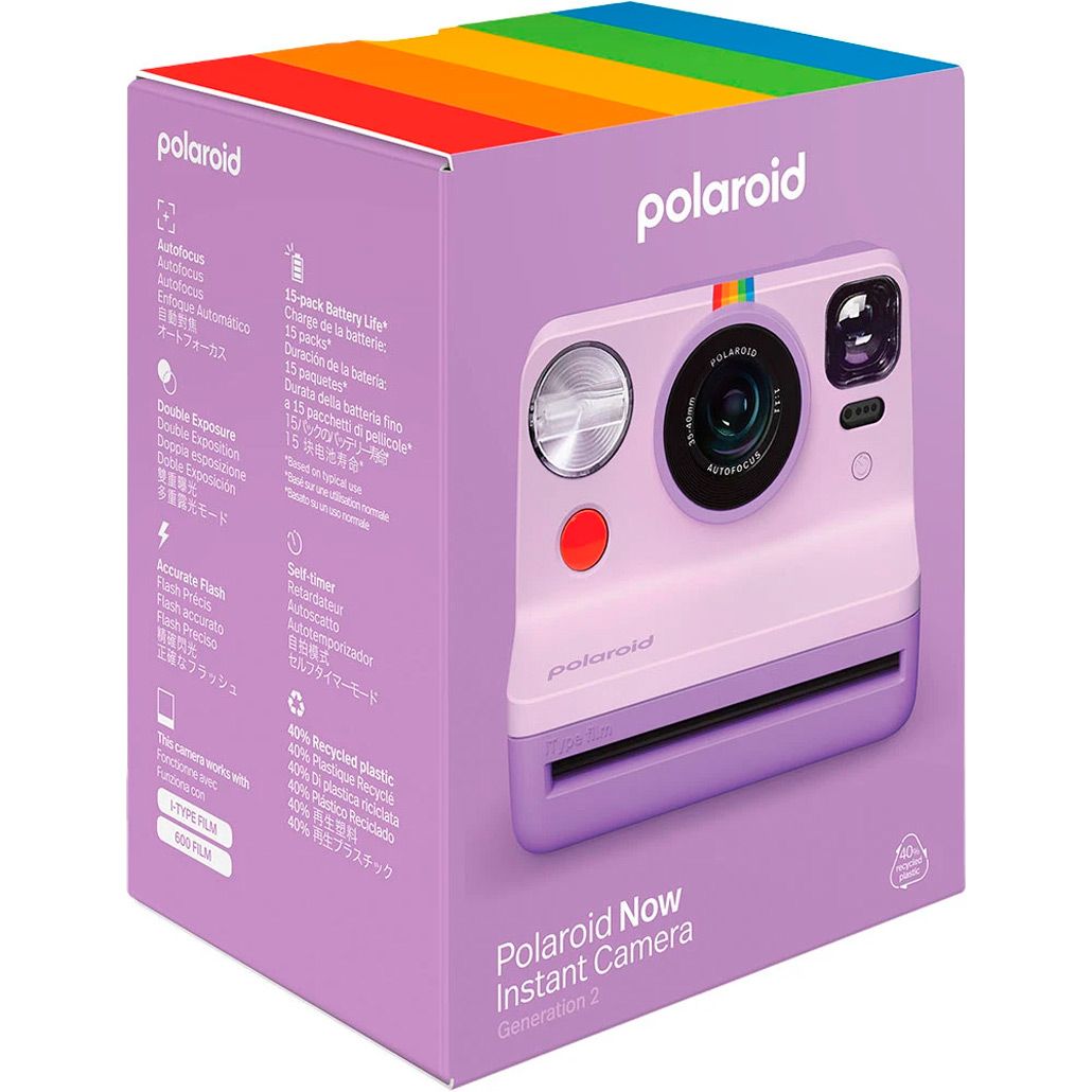 Фотокамера моментального друку Polaroid Now Gen 2 Purple (9149)
