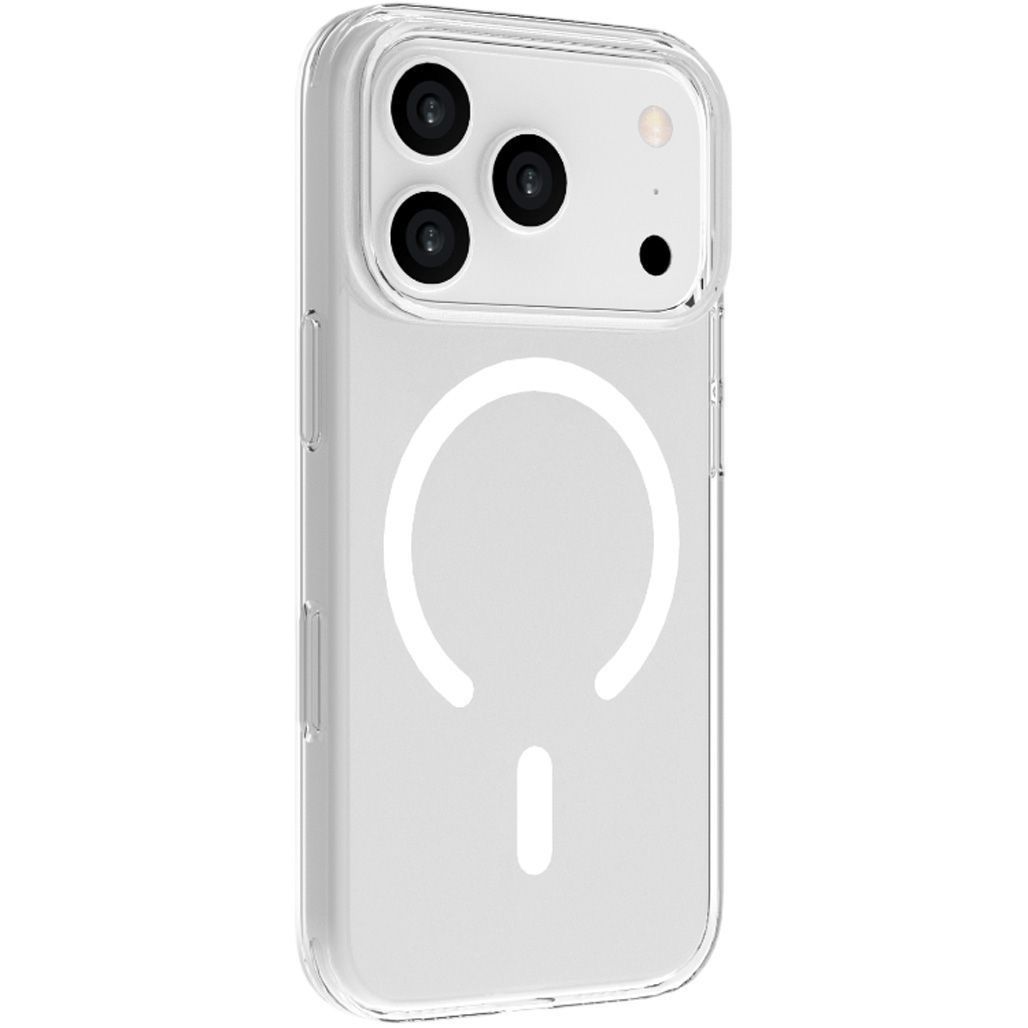 

Чохол iLera GhostCase Camera Button with MagSafe для Apple iPhone 17 Pro Transparent (iLGCAClCaBk17Pr)