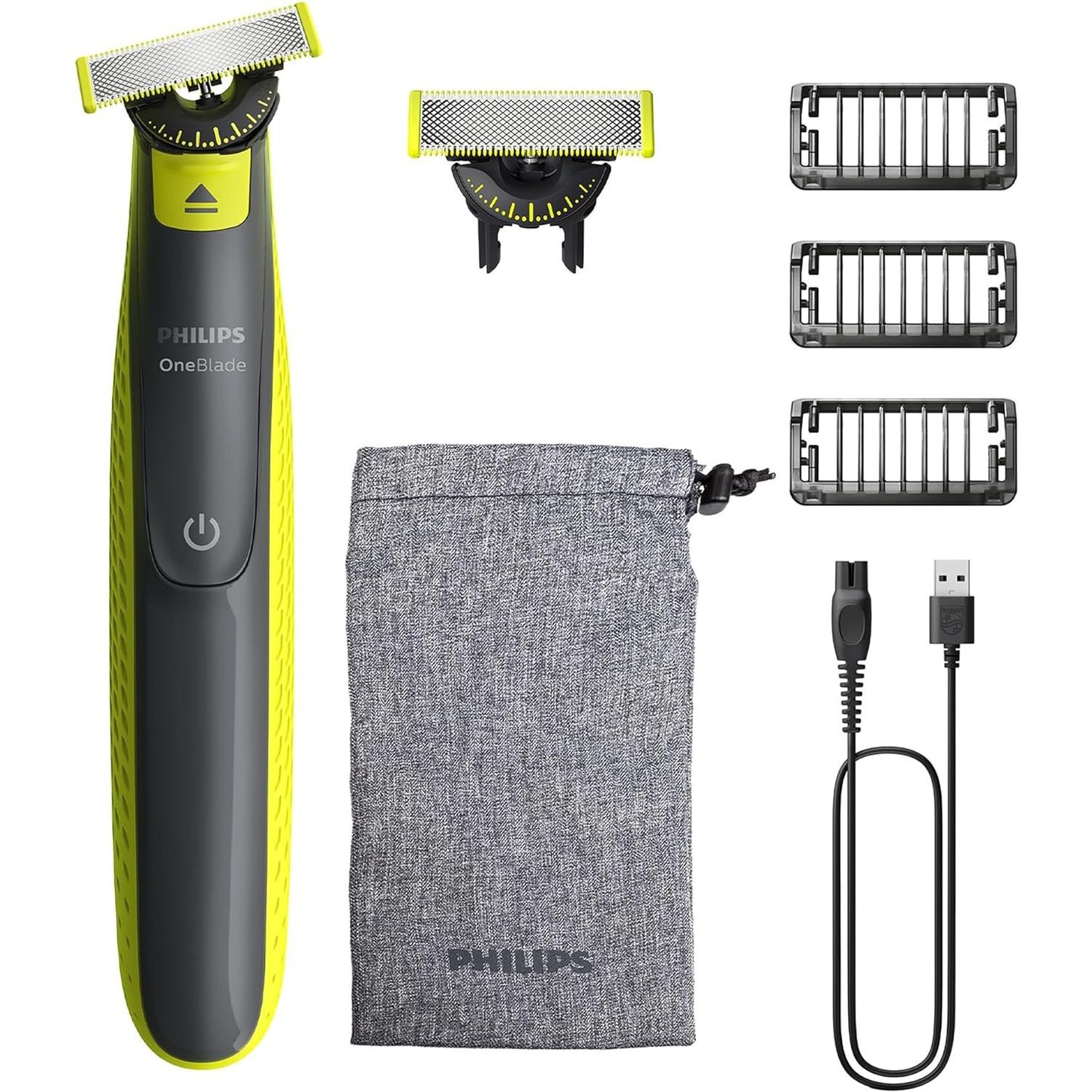 

Триммер для бороды и усов Philips OneBlade 360 QP2724/31