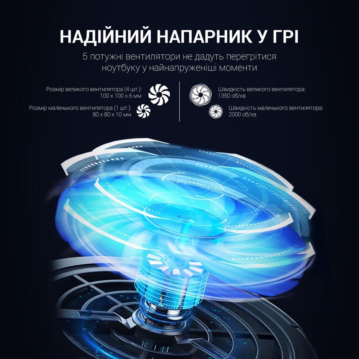 Підставка для ноутбука GamePro CP1450