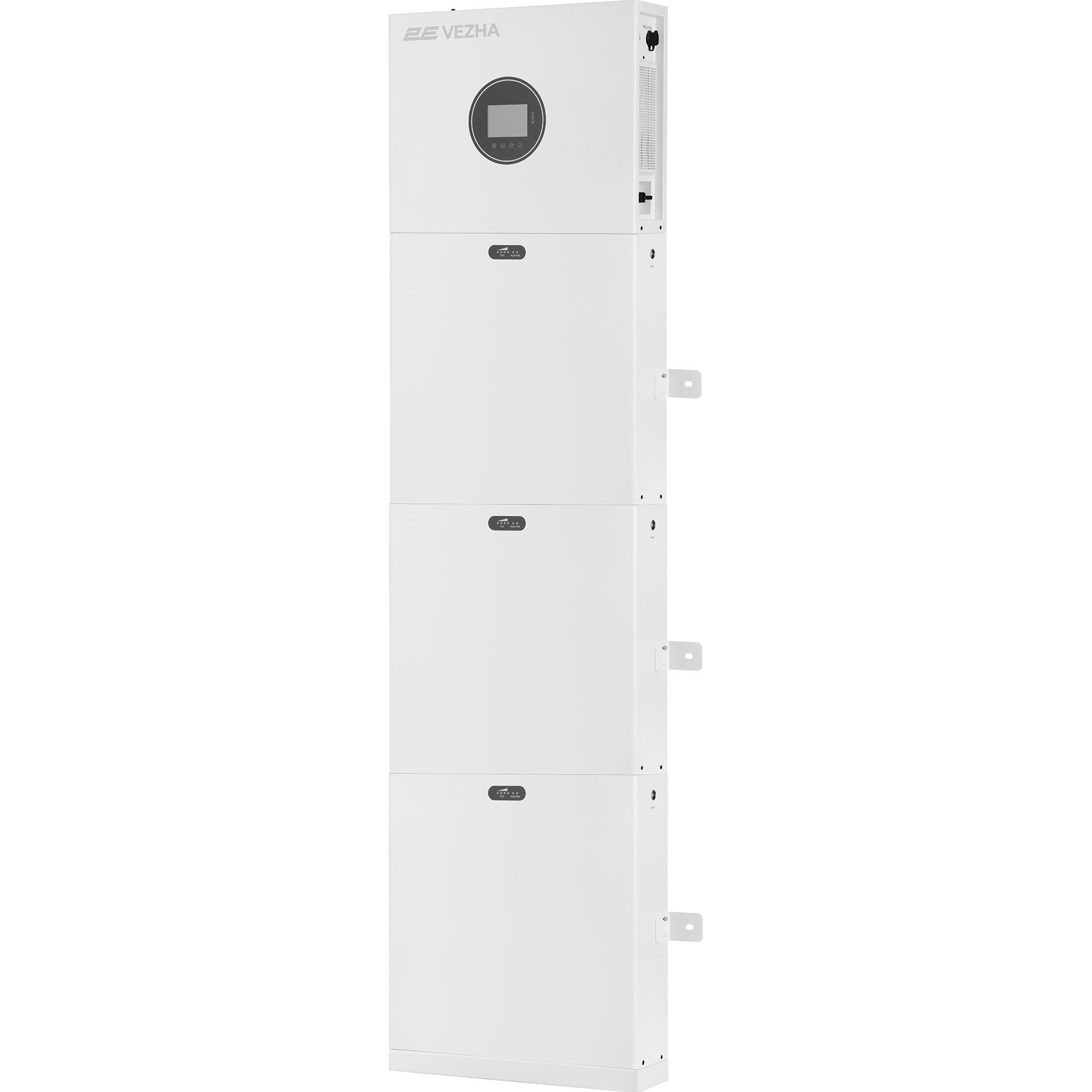 

Гібридний сонячний інвертор 2E PowerWall Vezha + 3 х АКБ LiFePO4 51.2V/100Ah/5120Wh (15360Wh) (2E-ESS-PWV5-15)