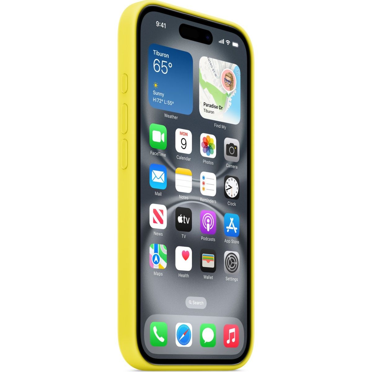 Чохол Apple Silicone Case with MagSafe для iPhone 16 Star Fruit (MYY73ZM/A)