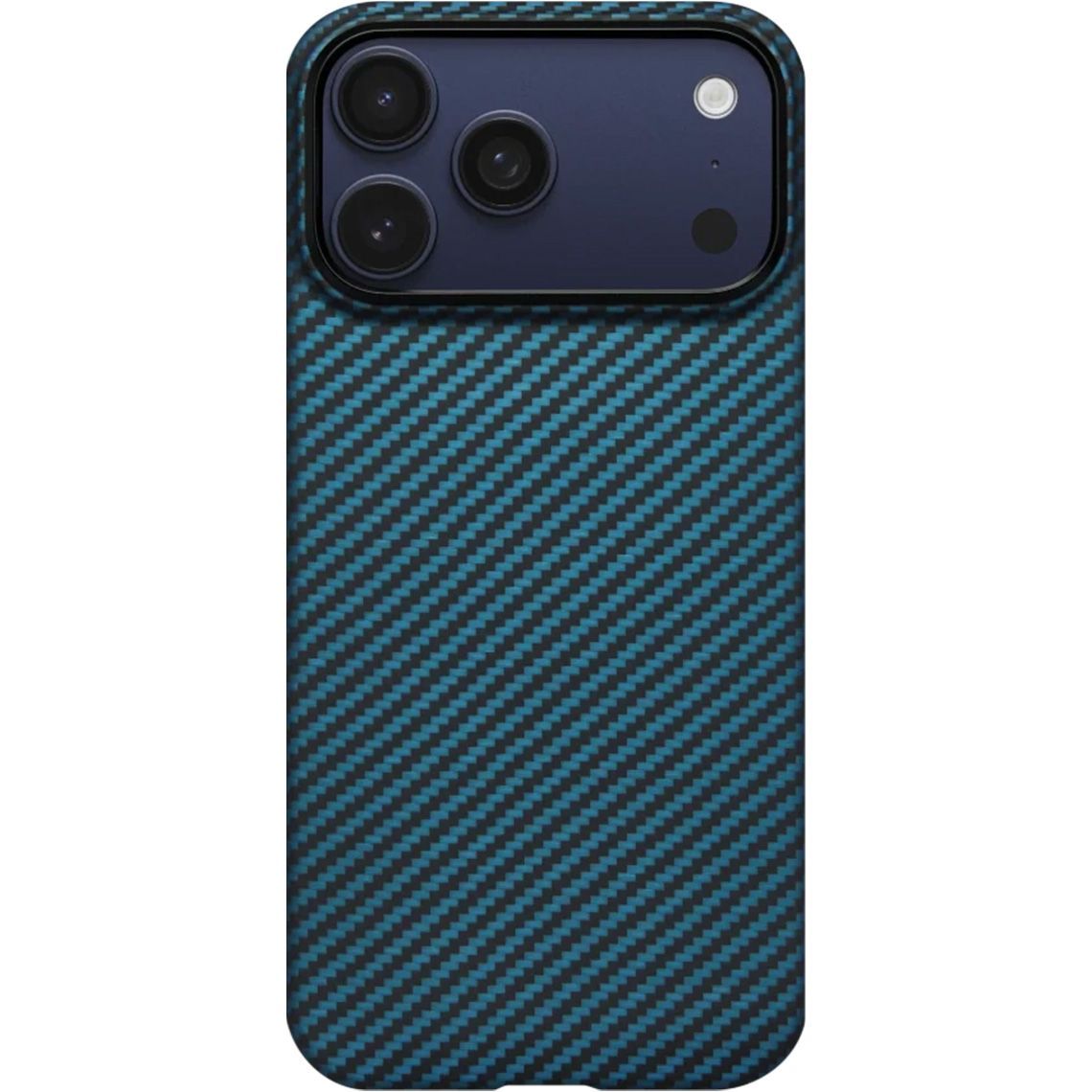

Чехол Pitaka Ultra-Slim Case для Apple iPhone 17 Pro Max Twill Black/Blue (KI1706BPM)