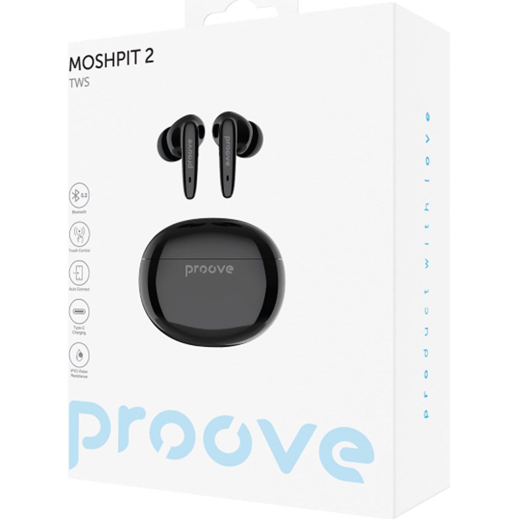 Навушники Proove MoshPit 2 TWS Black (TWMP20010001)