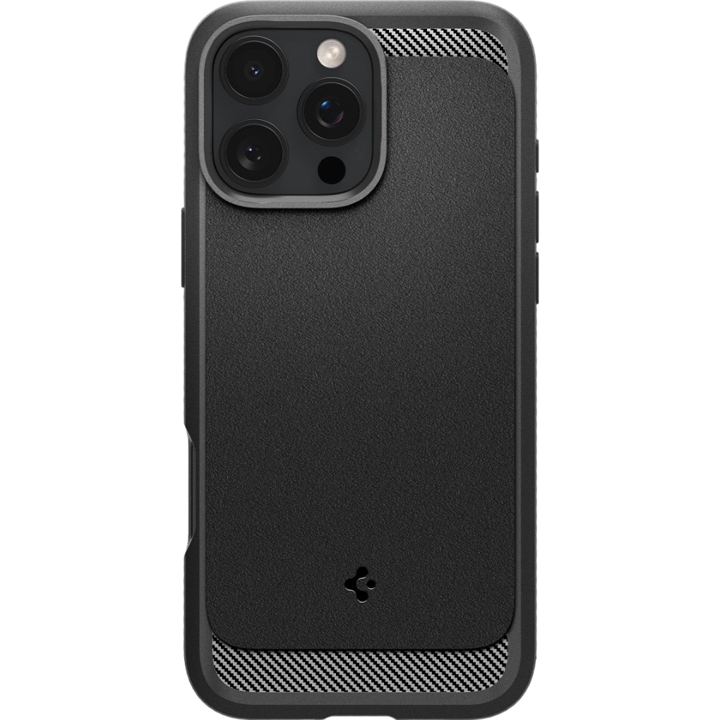 

Чехол Spigen Rugged Armor with MagFit для Apple iPhone 16 Pro Matte Black (ACS08115)