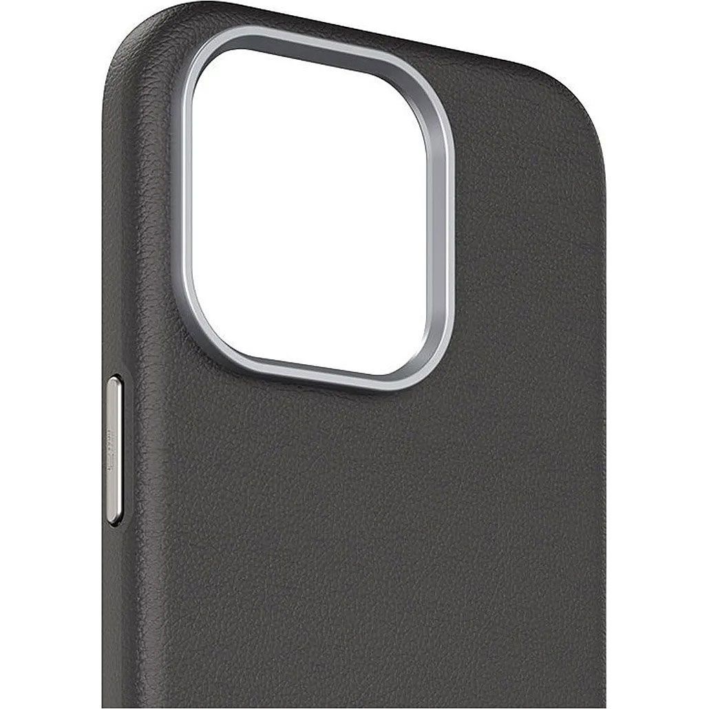 Чохол Blueo Leather Case with MagSafe для Apple iPhone 15 Pro Black