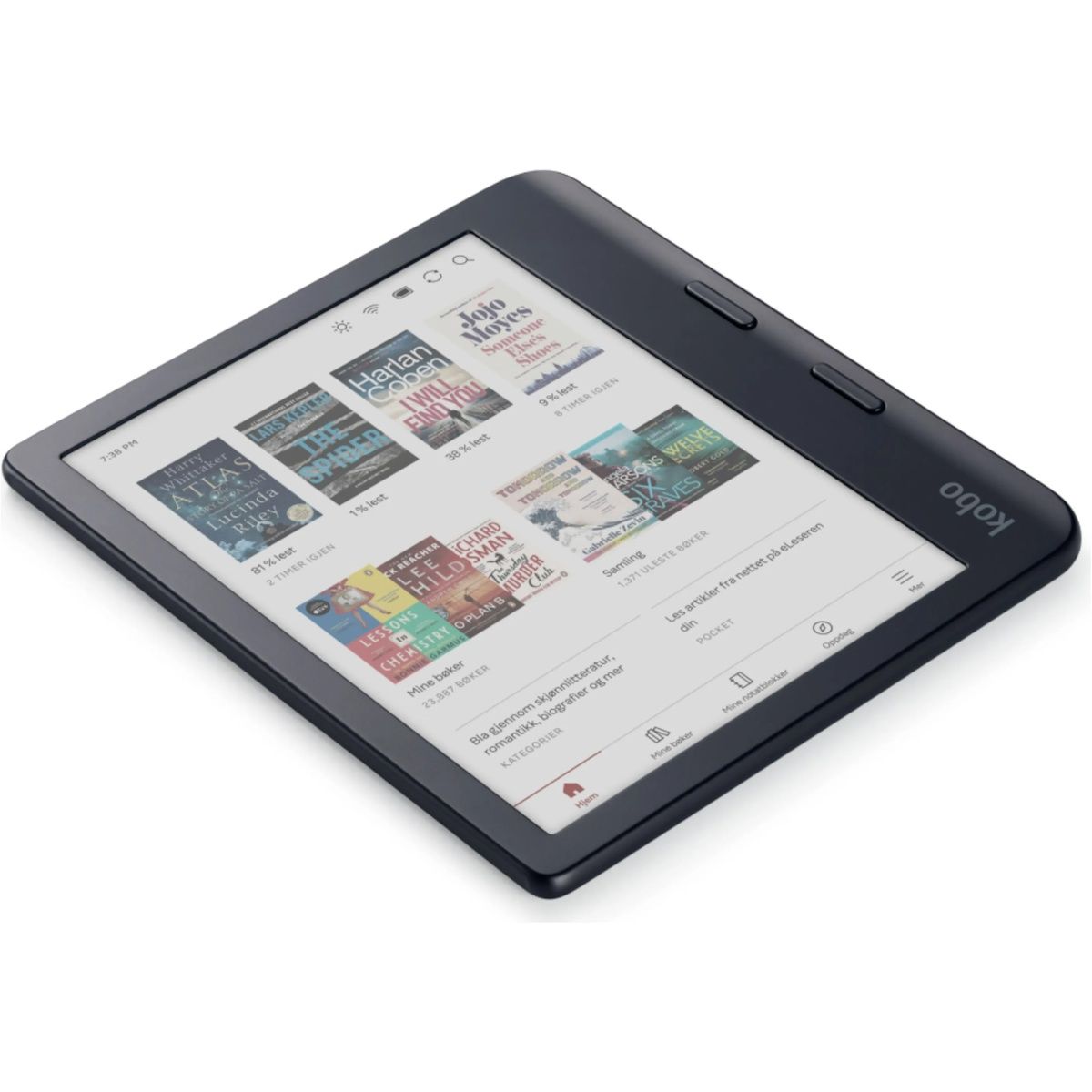 Електронна книга Kobo Libra Colour Black (N428-KU-BK-K-CK)