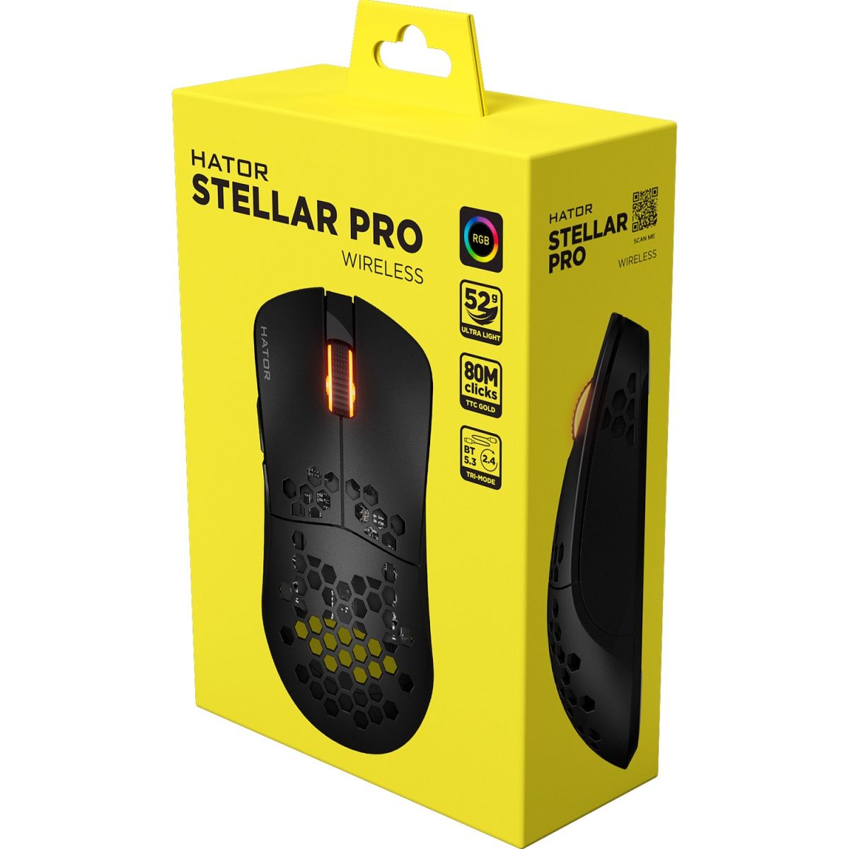 Миша Hator Stellar Pro Wireless Black (HTM-550)
